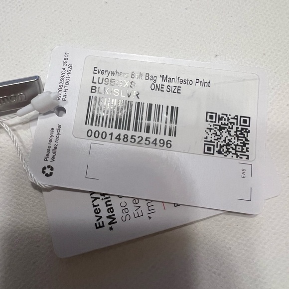 NWT Lululemon Everywhere Belt Bag 1L Manifesto Print!!🔥 (B3) - Picture 4 of 5